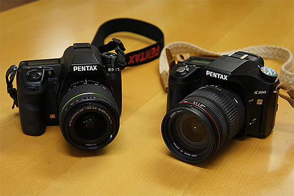 K-5とK200を比較：ペンタックスデジタル一眼レフカメラ「K-5」