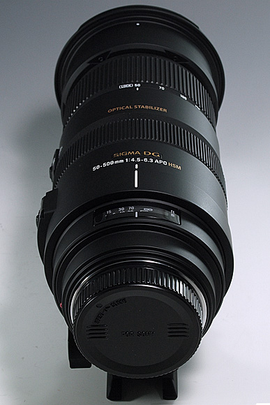 「SIGMA APO 50-500mm F4.5-6.3 DG OS HSM」と「SEL1855 E18-55mm F3.5-5.6 OSS」