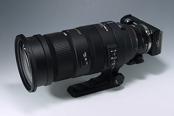 「NEX-5」＋「マウントアダプターLA-EA1」＋「SIGMA APO 50-500mm F4.5-6.3 DG OS HSM」