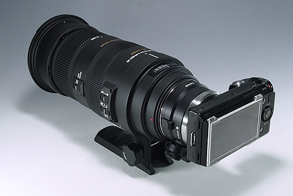 「NEX-5」＋「マウントアダプターLA-EA1」＋「SIGMA APO 50-500mm F4.5-6.3 DG OS HSM」