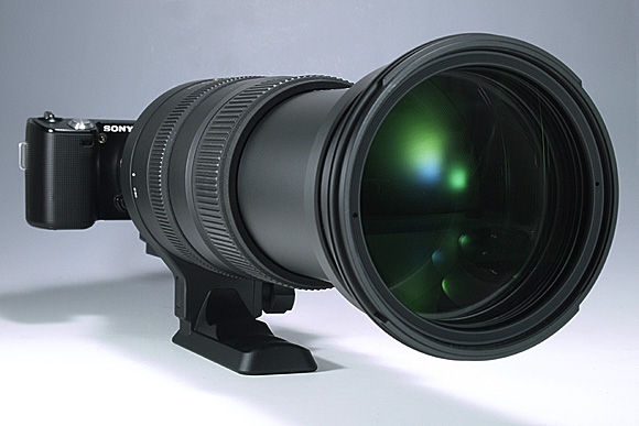 「SIGMA APO 50-500mm F4.5-6.3 DG OS HSM」と「SEL1855 E18-55mm F3.5-5.6 OSS」