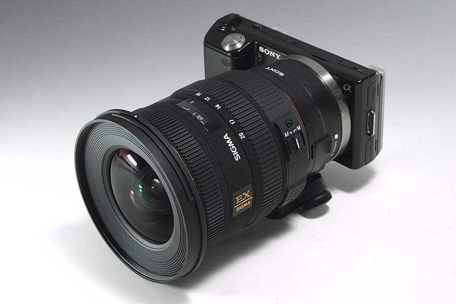 NEX-5 ＋ SIGMA 10-20mm F3.5 EX DC HSM レビュー その1（外観チェック