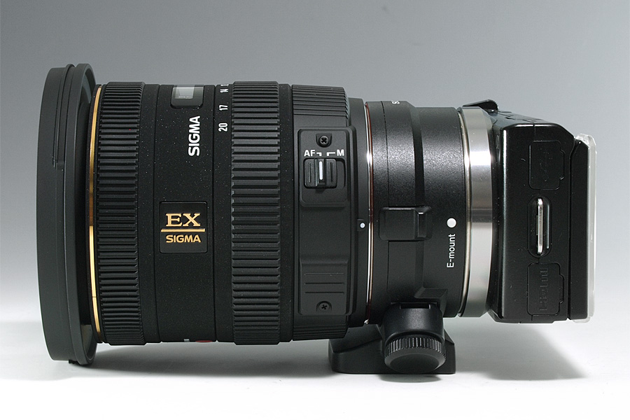 NEX-5 ＋ SIGMA 10-20mm F3.5 EX DC HSM レビュー その1（外観チェック