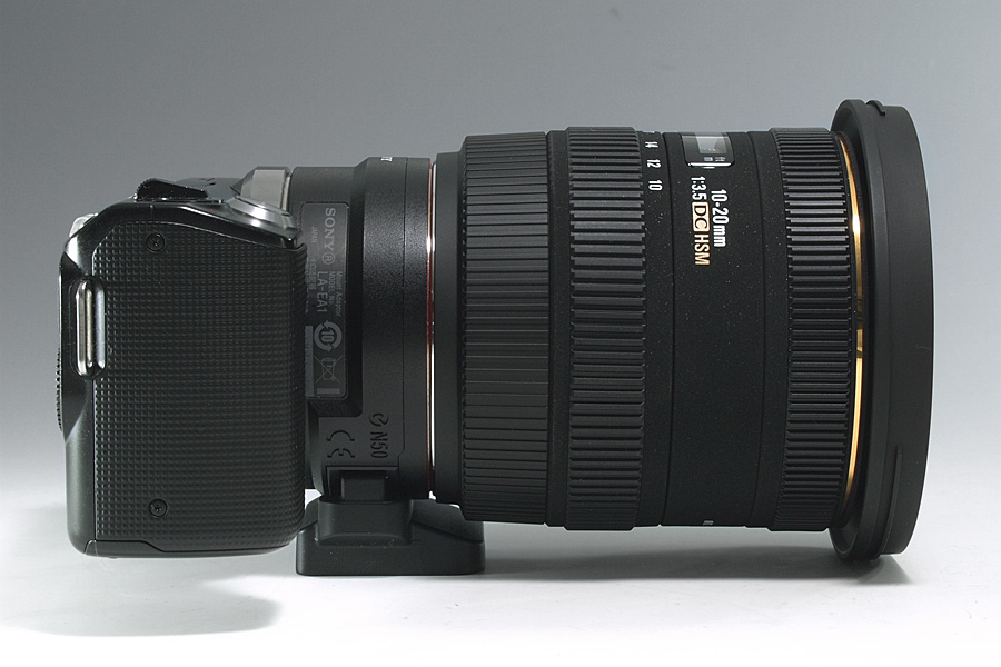 NEX-5 ＋ SIGMA 10-20mm F3.5 EX DC HSM レビュー その1（外観チェック