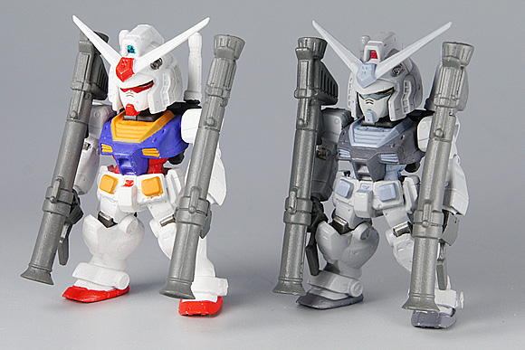 GUNDAM CONVERGE（ガンダム コンバージ）4 RX-78-2ガンダム：ダブルバズーカ装備＆RX-78-3 G-3ガンダム：ダブルバズーカ装備（シークレット）