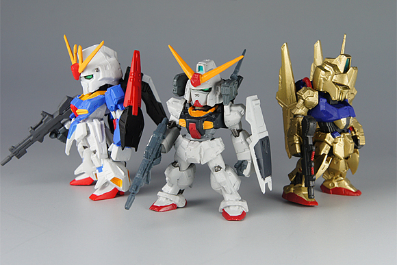 FW GUNDAM CONVERGE SELECTION　ガンダム MkⅡ(エゥーゴカラー)＆Z＆百式