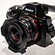 大きいカメラと小さいカメラ（CANON 5D Mark II、Sony α7R）